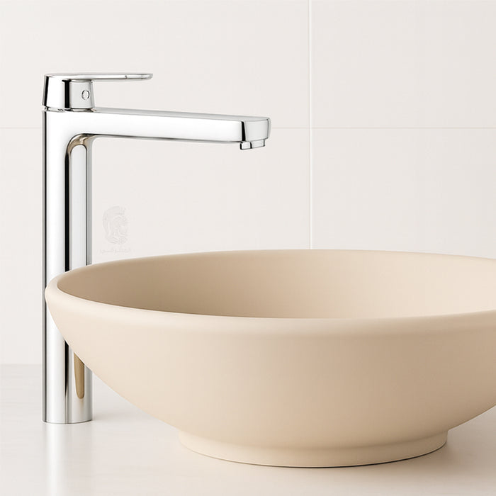 خلاط حوض عالي BGI ايكو بلس لونج نيو C 1021H كروم ارتفاع 28 سم مستورد صناعة ألماني