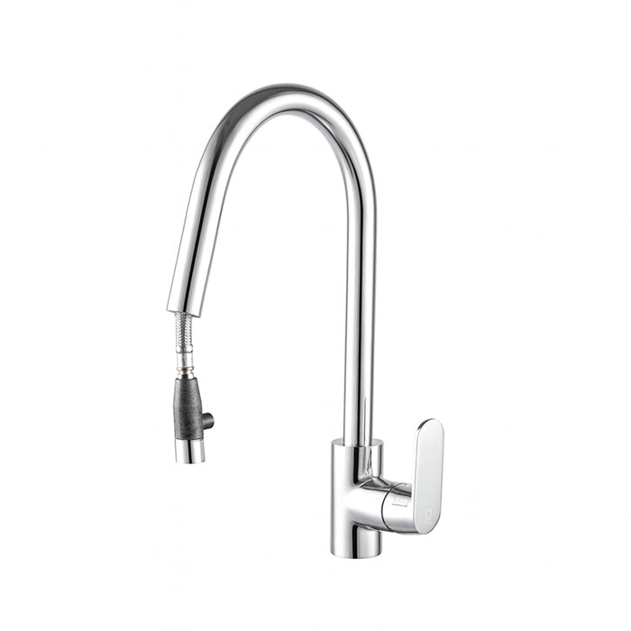 خلاط مطبخ شداد BGI برلين 3192 C كروم لامع ارتفاع 39 سم بسماعة وخرطوم مستورد صناعة ألماني