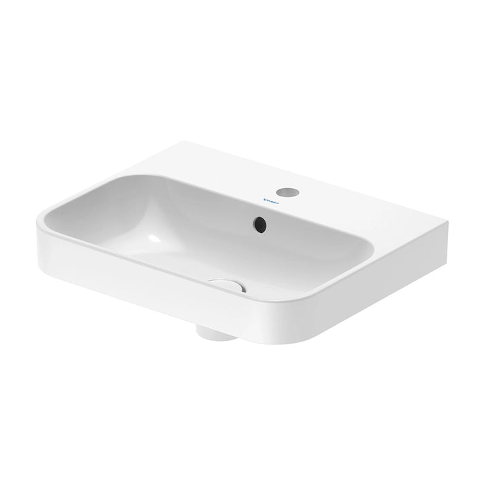 حوض ساقط رخامة ديورافيت هابي دي 2 بلس 60 سم كود 2360600000 اللون ابيض