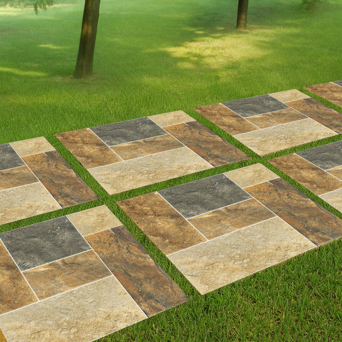 سيراميك ارضيات اوت دور لينتو سبارك جراي فرز اول 52 × 52 سم