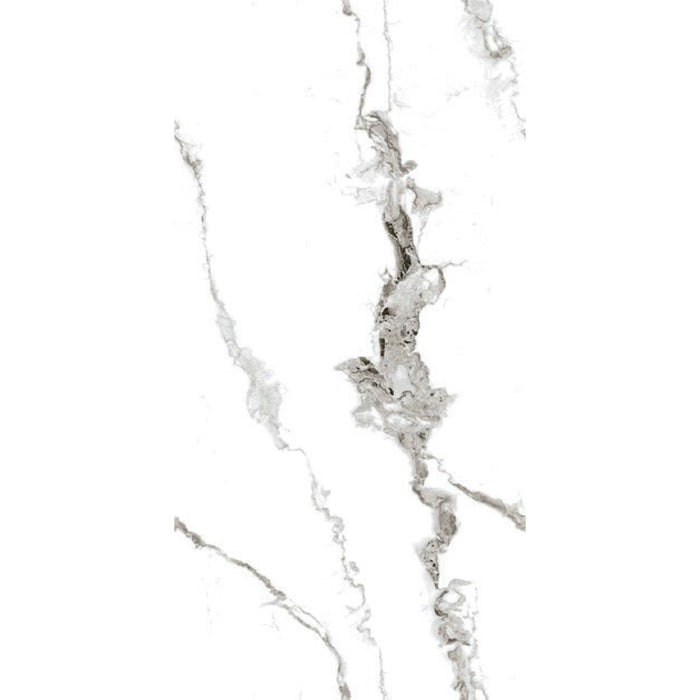 ( طلب مسبق )  بورسلين بورسيلوكس P 3016 وايت فرز ثاني 60 × 120 سم لامع