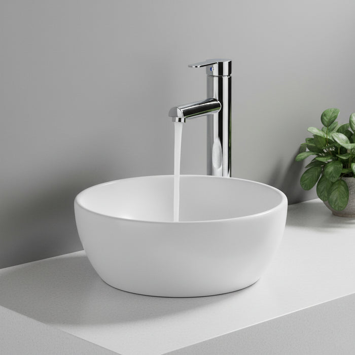 خلاط حوض عالي لوجانو LG 301 C كروم ارتفاع 33 سم