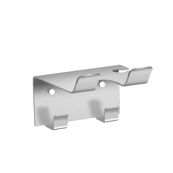 رف مجفف شعر بانيوكس HD-01-02S كروم بـ 2 علاقة استانلس ستيل 304