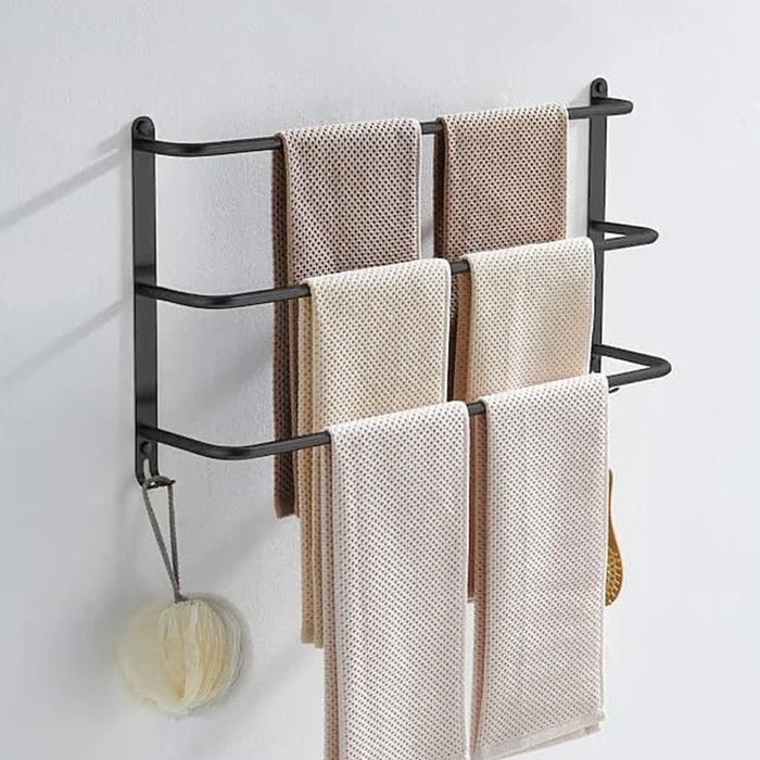 فواطة ثلاثية بانيوكس TH-03-01S اسود 50 سم بـ 2 علاقة سفلية استانلس ستيل 304