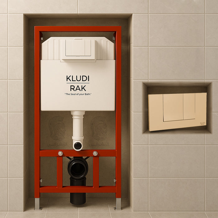 خزان دفن شاسية كامل كلودي راك RAK 80000 بالوش روز جولد سُمك 10 سم