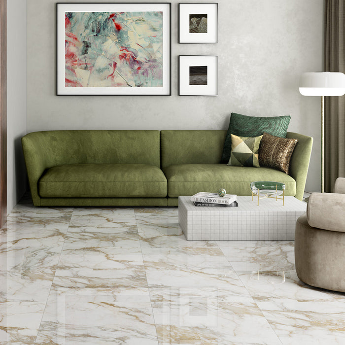 ( طلب مسبق )  سيراميك ارضيات قطع ليزر كليوباترا اجاثا جولد فرز اول 59.5 × 59.5 سم