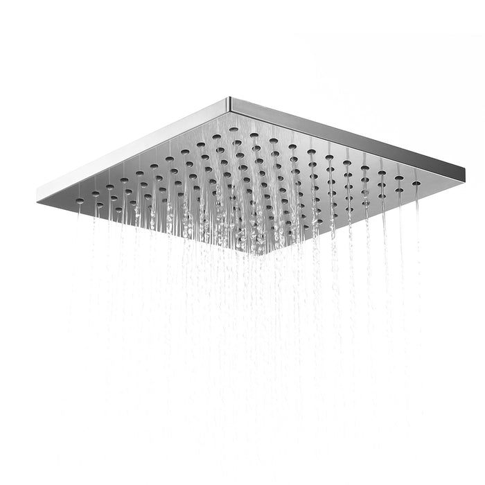 طاسة دش بلازا P SH20C كروم 20 × 20 سم مربعة