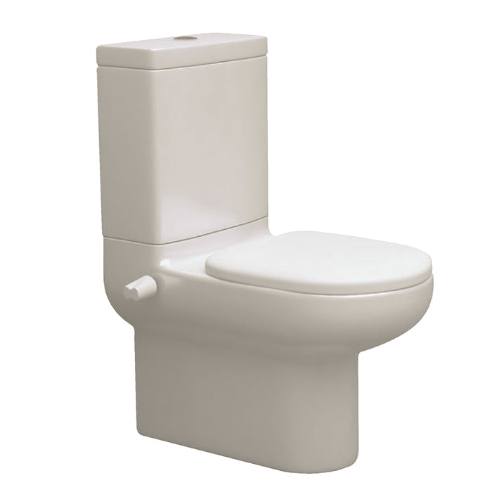 ( طلب مسبق )  مرحاض ملاصق للحائط ايديال ستاندرد بلايا G 4925 برجامون الصرف S/P بالسيديلي والخزان بالماكينة والشطاف الداخلي ومجموعة التثبيت