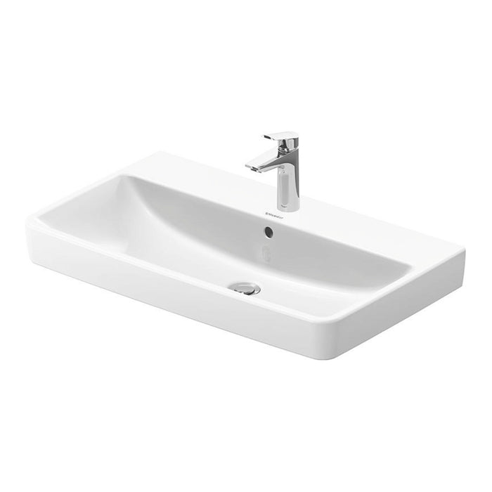 ( طلب مسبق )  حوض وحدة موبيليا ديورافيت نمبر 1 ابيض 80 سم 2375800000