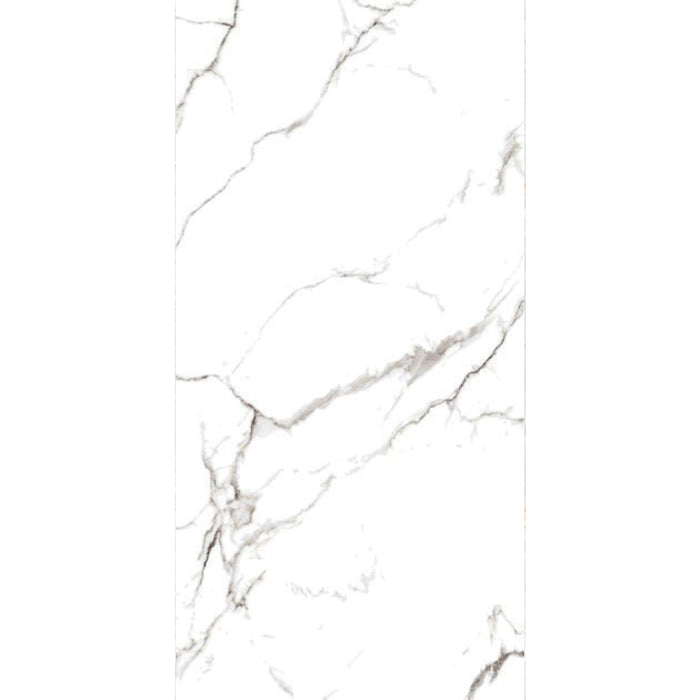 ( طلب مسبق )  بورسلين بورسيلوكس P 3026 وايت فرز اول 60 × 120 سم لامع