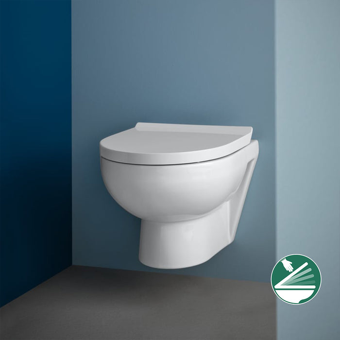 مرحاض معلق ديورافيت نمبر وان 2562490075 اللون ابيض بالسيديلي ذاتي الغلق والشطاف الداخلي