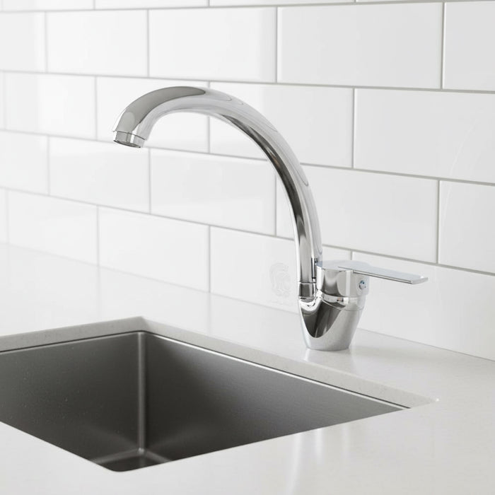 خلاط حوض وسط فوكس جلوب سبيكترا SP 03 كروم ارتفاع 25 سم