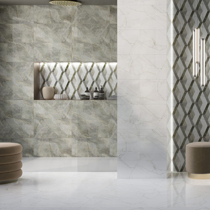 ( طلب مسبق )  سيراميك ارضيات قطع ليزر كليوباترا كاتالينا لايت 60 × 60 سم