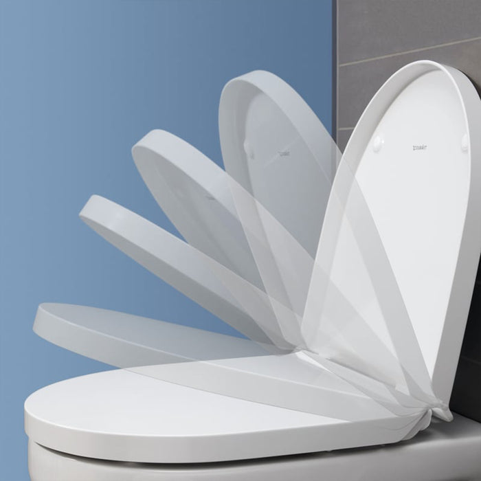 مرحاض معلق ديورافيت نمبر وان 2562490075 اللون ابيض بالسيديلي ذاتي الغلق والشطاف الداخلي