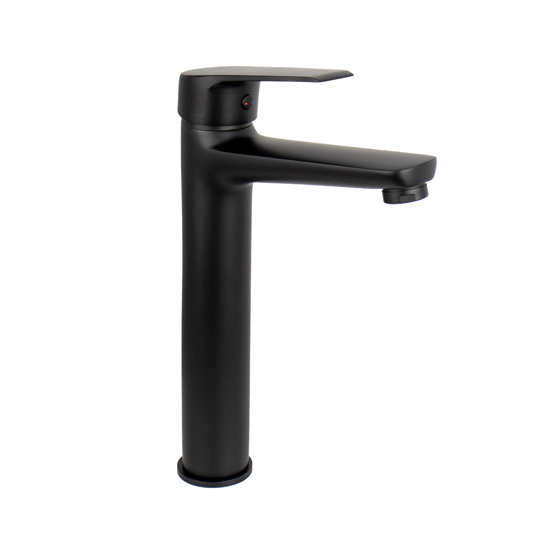 خلاط حوض وسط فوريو EW 10 B اسود ارتفاع 26 سم