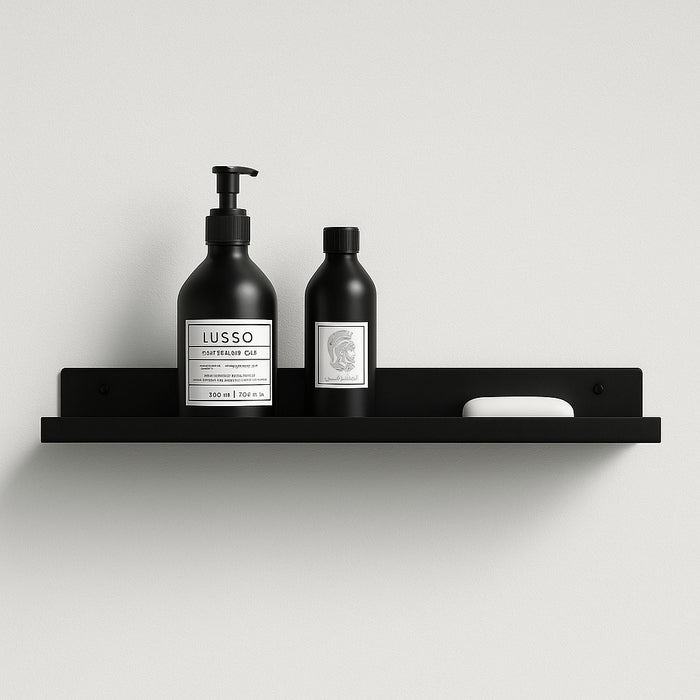 ( طلب مسبق )  رف بانيوكس SH-05-01A اسود 50 سم الومنيوم