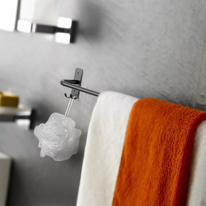 فواطة مستطيلة بانيوكس TH-01-01S اسود 50 سم بـ 2 علاقة سفلية استانلس ستيل 304