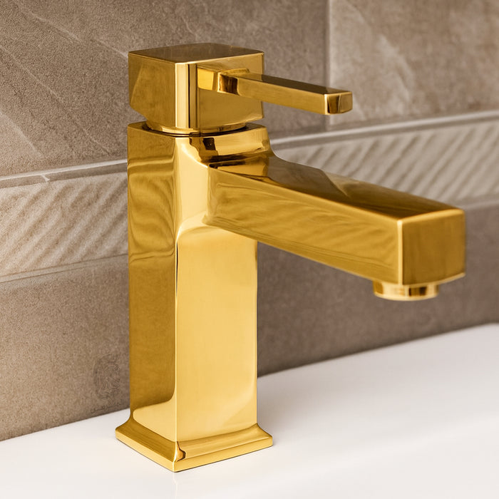 خلاط حوض ارموس مسبك فوشيا ذهبي منتج مستورد تركي