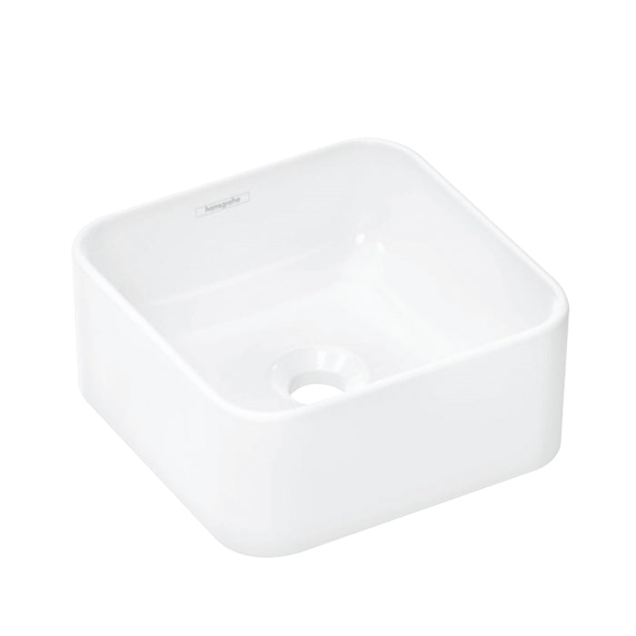 ( طلب مسبق )  حوض فوق الرخامة هانز جروهي اوبن تايد كيو 60167456 ابيض 30 سم