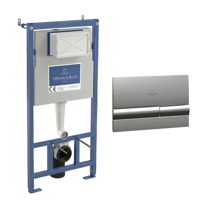 ( طلب مسبق )  خزان دفن شاسية كامل فيلروي اند بوخ في كونكت 92124400 بالوش كروم سُمك الخزان 12.5 سم