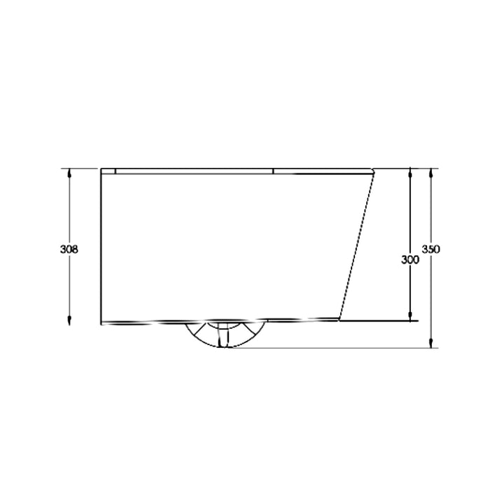 ( طلب مسبق )  مرحاض معلق سانيبيور تايتن 2542490178 برجامون بالسيديلي والشطاف الداخلي ومجموعة التثبيت