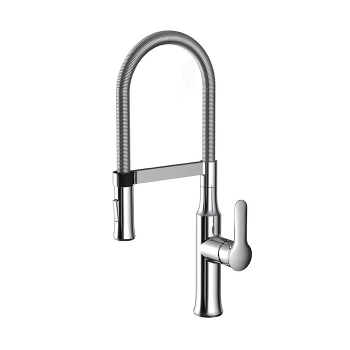 ( طلب مسبق )  خلاط مطبخ سوسته مقبل HV 56 V 94 C كروم استالنس ستيل سماعة 2 نظام