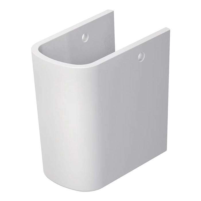 ( طلب مسبق )  حوض بالعامود المعلق ديورافيت نمبر وان 2375550000 ابيض 55 سم