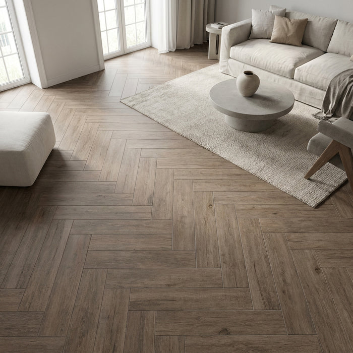 بورسلين باركية الجوهرة سواي بيج دارك مط فرز ثالث 14.5 × 120 سم