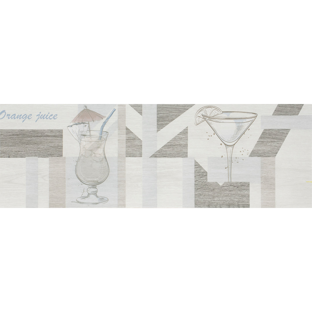 سيراميك حوائط ارت لوتس فرز ثالث 25 × 75 سم نصف لامع