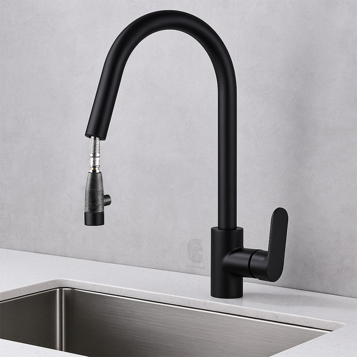 خلاط مطبخ شداد BGI برلين 3192 B اسود مط ارتفاع 39 سم بسماعة وخرطوم مستورد صناعة ألماني