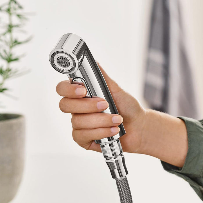 ( طلب مسبق )  خلاط مطبخ شداد جروهي يوروسمارت 30305000 / 30305001 كروم سماعة 2 نظام