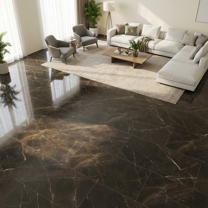 بورسلين هندي بيرويا BIQ 612107 فرز اول 60 × 120 سم لامع