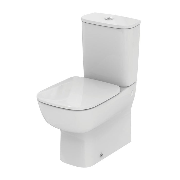 ( طلب مسبق )  مرحاض ملاصق للحائط ايديال ستاندرد نيو ايسيدرا G 282101 ابيض بالسيديلي والشطاف الداخلي والخزان بالعدة ومجموعة التثبيت