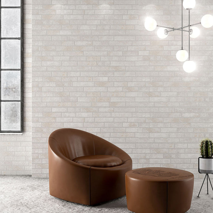 ( طلب مسبق )  سيراميك حوائط ارت روما اوف وايت فرز ثاني 50 × 150 سم مط