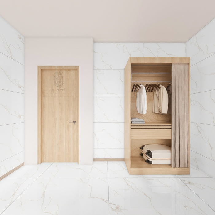 ( طلب مسبق )  بورسلين هندي كيراميكا AW 066 فرز اول 60 × 120 سم لامع