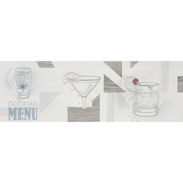 سيراميك حوائط ارت لوتس فرز ثالث 25 × 75 سم نصف لامع