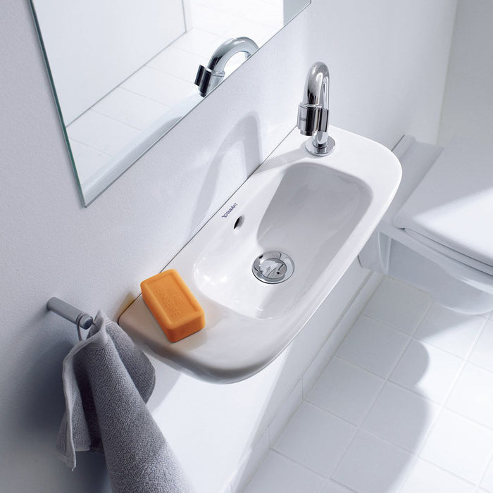 حوض ديورافيت دي كود 0706500008 ابيض 50 سم اتجاه يمين