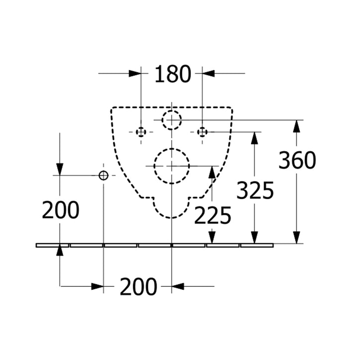 ( طلب مسبق )  مرحاض معلق فيلروي اند بوخ ارشيتكتورا 5C33B301 ابيض ريمليس بالسيديلي ذاتي الغلق والمقبض والشطاف الداخلي ومجموعة التثبيت
