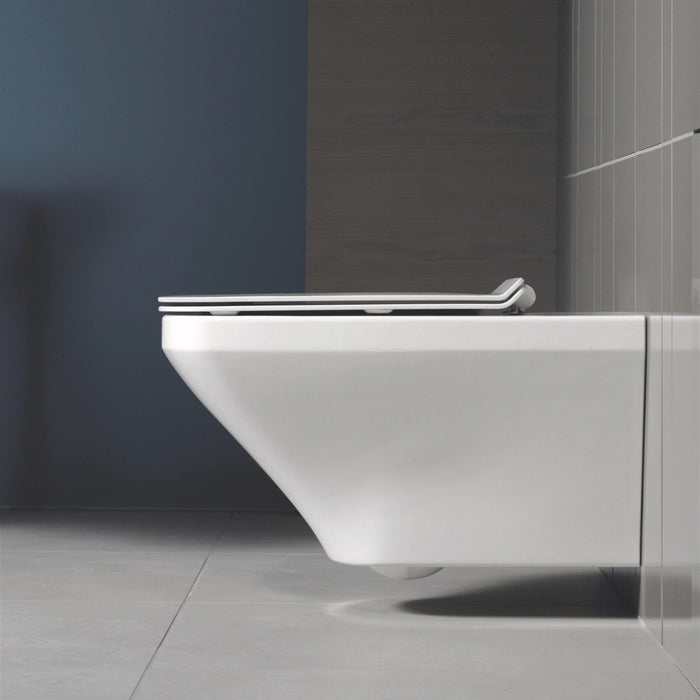 ( طلب مسبق )  مرحاض معلق ديورافيت ديوراستايل ريمليس 2542490075 ابيض بالشطاف الداخلي والسيديلي ومجموعة التثبيت