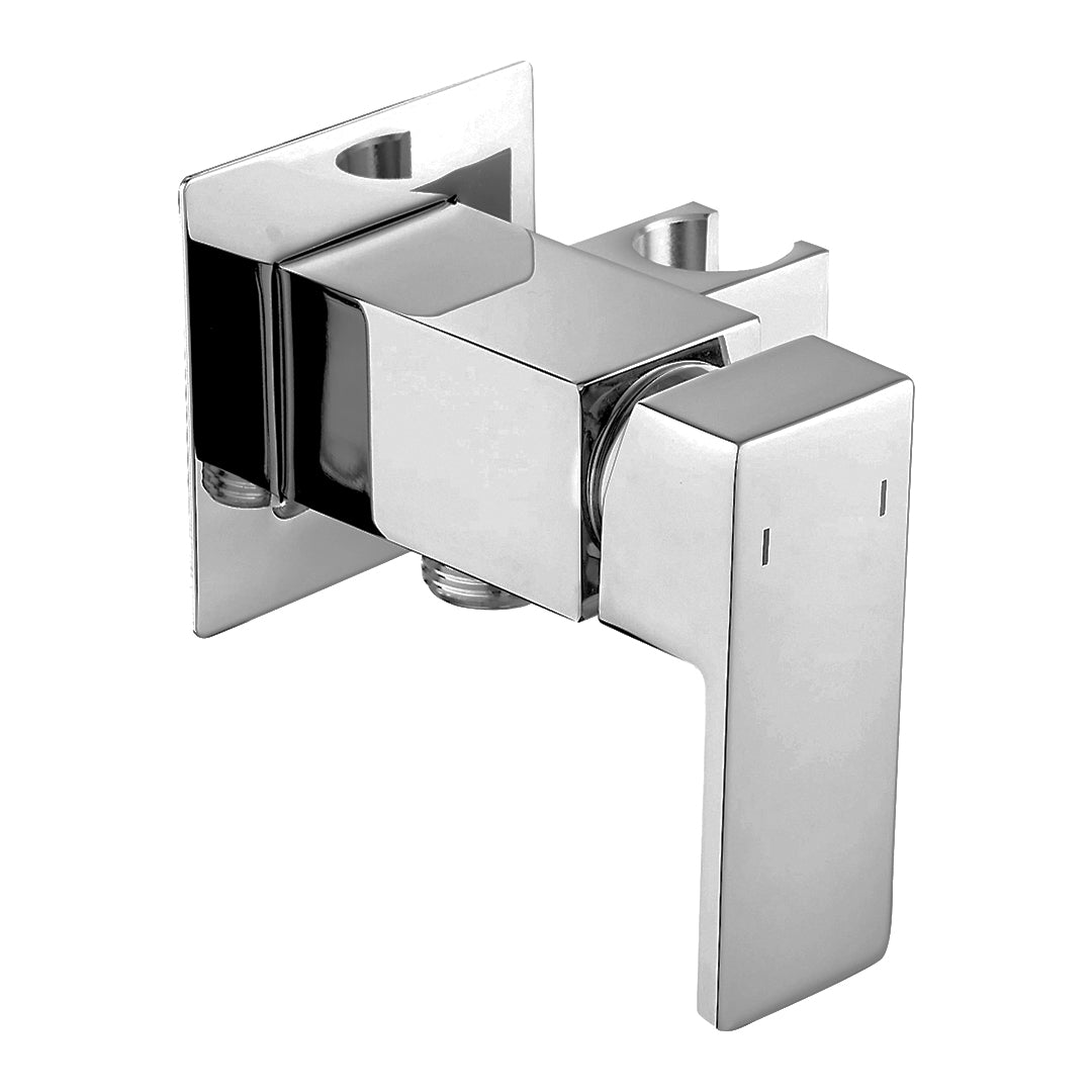 خلاط شطاف دفن جواد GX 00263 كروم مربع بحامل للشطاف