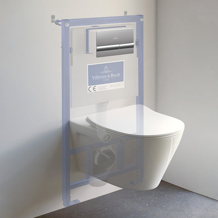 ( طلب مسبق )  خزان دفن شاسية كامل فيلروي اند بوخ في كونكت 92124400 بالوش كروم سُمك الخزان 12.5 سم