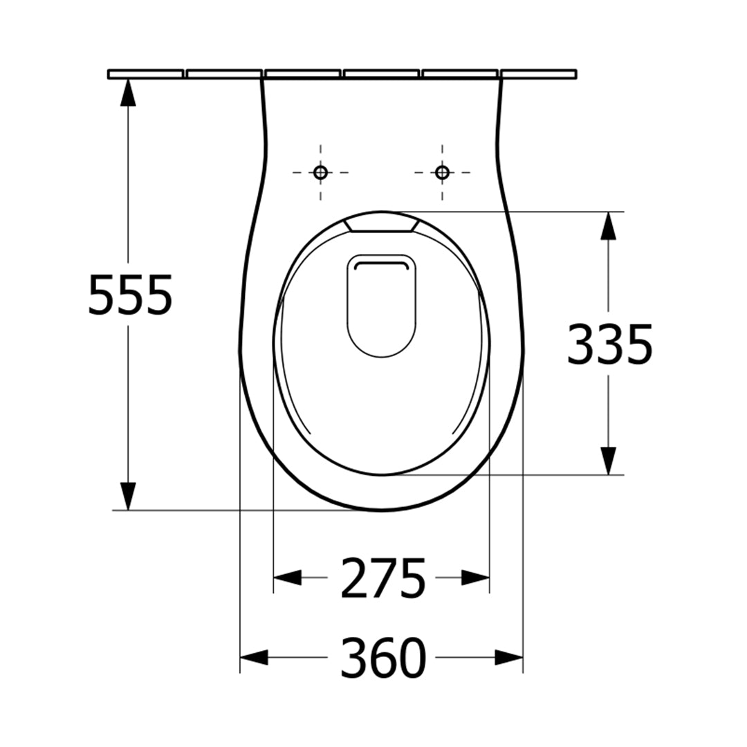 ( طلب مسبق )  مرحاض معلق فيلروي اند بوخ اونوفو 5C31B301 ابيض ريمليس بالسيديلي ذاتي الغلق والمقبض والشطاف الداخلي ومجموعة التثبيت