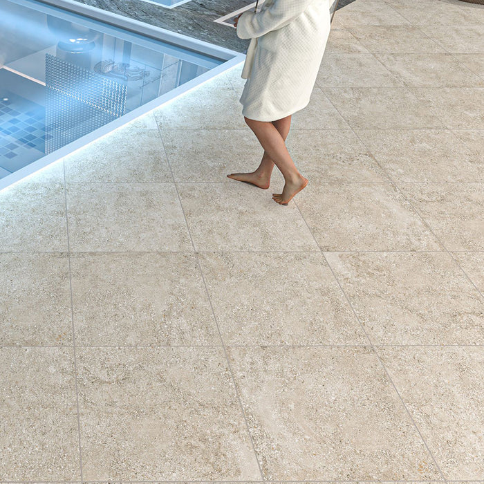 ( طلب مسبق )  سيراميك ارضيات ارت الاقصر بيج فرز ثاني 61 × 61 سم مط