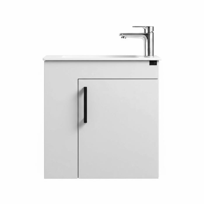 وحدة حمام بورديوم بالحوض دوفو تاينو Tino ابيض 50 سم ضلفة وفراغين