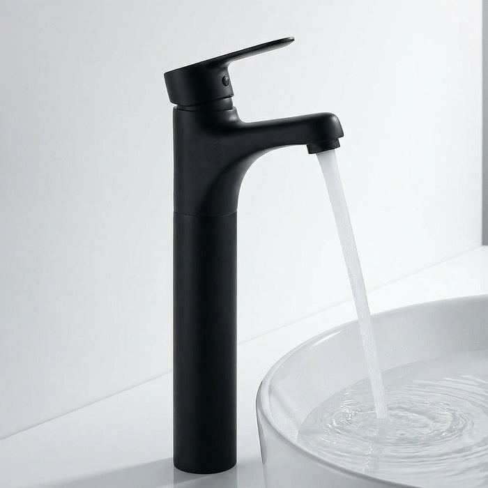 خلاط حوض عالى جلوبال ستاندرد ميرا بلس GSL 1041 B اسود مط ارتفاع 31 سم