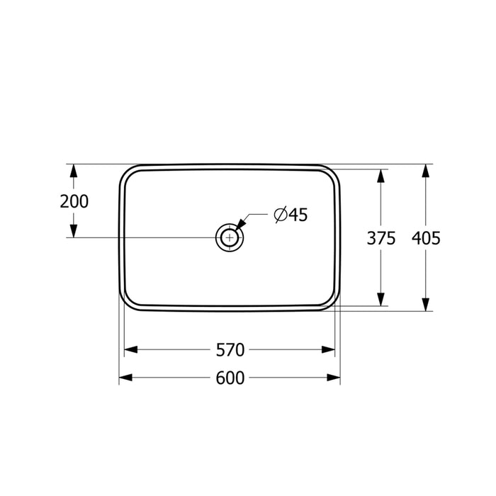 ( طلب مسبق )  حوض فوق الرخامة فيلروي اند بوخ فانتيشللو 5A536301 ابيض لامع 60 سم بمجموعة التثبيت