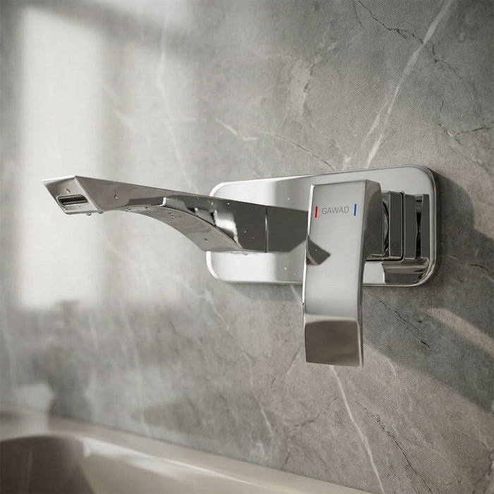 خلاط حوض دفن جواد سنترينو SAN 00330 كروم جسم الدفن بالوش والمقبض