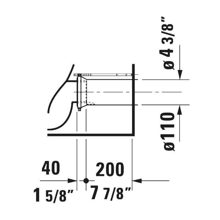 مرحاض ملاصق ديورافيت هابي دي 2 ابيض 2134490075 بالسيديلي ذاتي الغلق والشطاف الداخلي والخزان بالعدة وطقم التثبيت