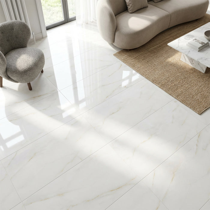 بورسلين هندي MASH 1242086 فرز اول 60 × 120 سم لامع