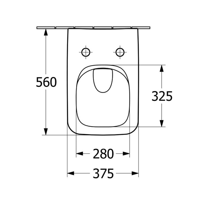 ( طلب مسبق )  مرحاض معلق فيلروي اند بوخ فانتيشللو 4611B301 ابيض لامع ريمليس بالسيديلي ذاتي الغلق والمقبض والشطاف الداخلي ومجموعة التثبيت